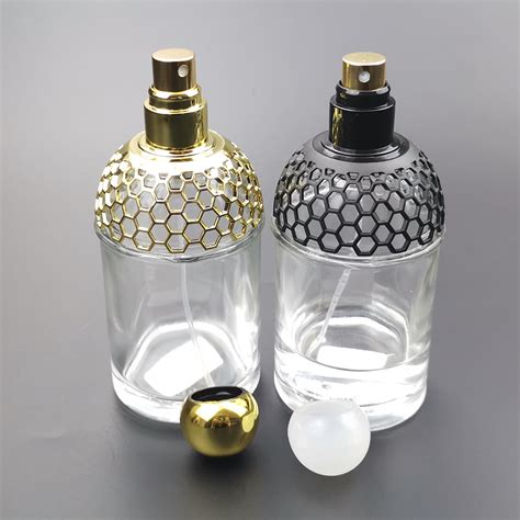 empty perfume glass bottles.